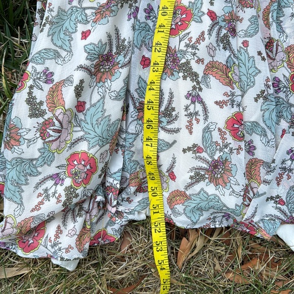 ☮️ Free People; BEAUTIFUL & Romantic “Earthfolk” Floral Maxi Dress in Sz. Small! - Picture 15 of 16